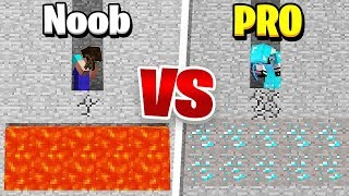 Minecraft - NOOB VS PRO (Mining in Minecraft)