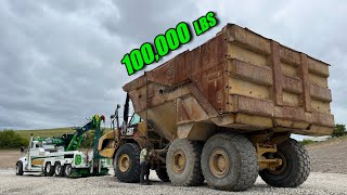 How We Tow GIANT Articulated Dump Trucks