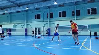 Solid Badminton Club Dubai | (1) Jheng/Ezekiel vs Precel/Clark  (2) Karl/Jheng vs Clark/Precel