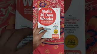 Maths 30 Days wonder by S.chand (CSAT book)