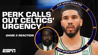 ‘SAME OLD STORY’ 👀 Perk reacts to Celtics’ Game 2 home loss vs. Cavaliers | SC with SVP