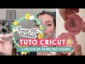 Tuto cricut pour dbutant 3  deux faons de crer des fleurs  une couronne pour la fte des mres