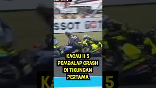 KACAU !! 5 PEMBALAP CRASH DI TIKUNGAN PERTAMA BALATON PARK 2026 #motogp #bezzecchi #beritamotogp