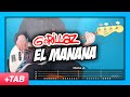 Gorillaz - El Mañana | Bass Cover with Play Along Tabs