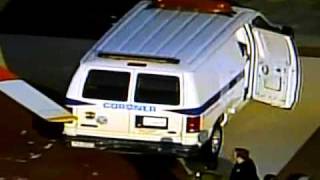 Micheal Jackson body goes in the Coroner's van