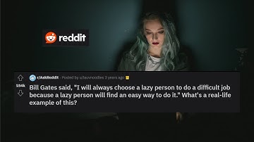 I will always choose a lazy person to do a difficult job, real life example (r/AskReddit) #reddit