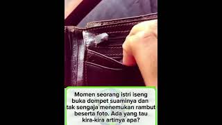 Arti nya apa  Momen istri buka dompet suami