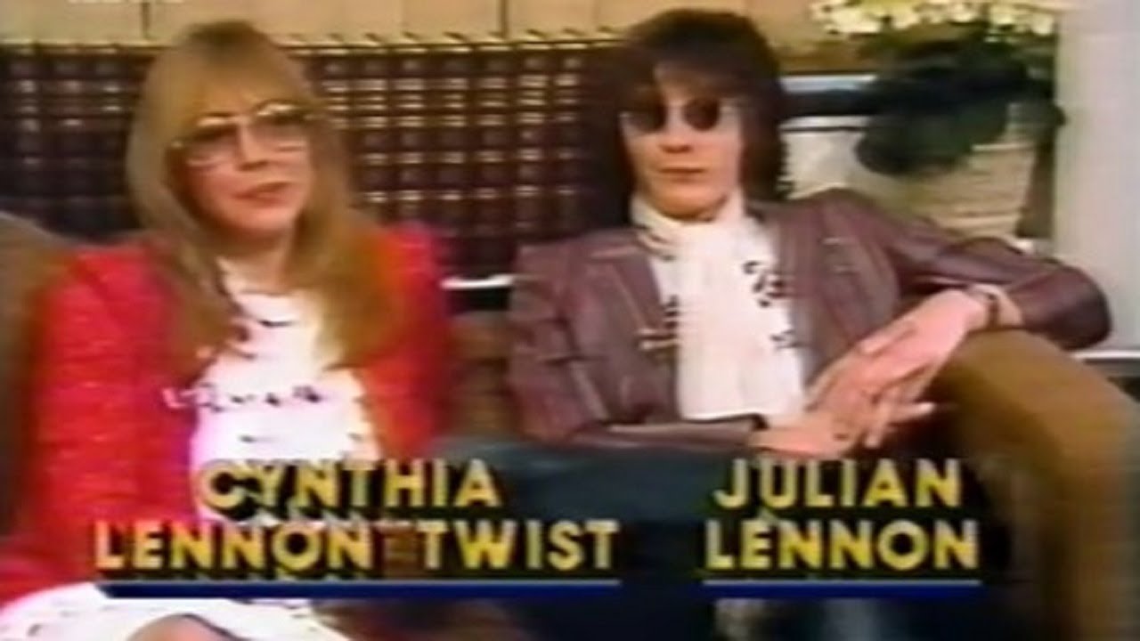 Cynthia and Julian Lennon at Good Morning America