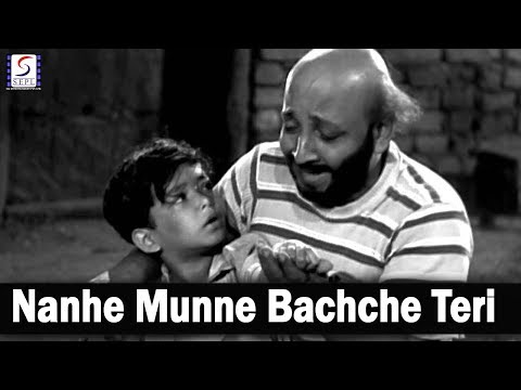Nanhe Munne Bachche Teri Muththi Mein Kya Hai | Manna Dey, Asha Bhosle | Boot Polish | Raj Kapoor