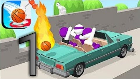 Bounce Dunk ​- All Levels max Gameplay  part 1 Android,ios