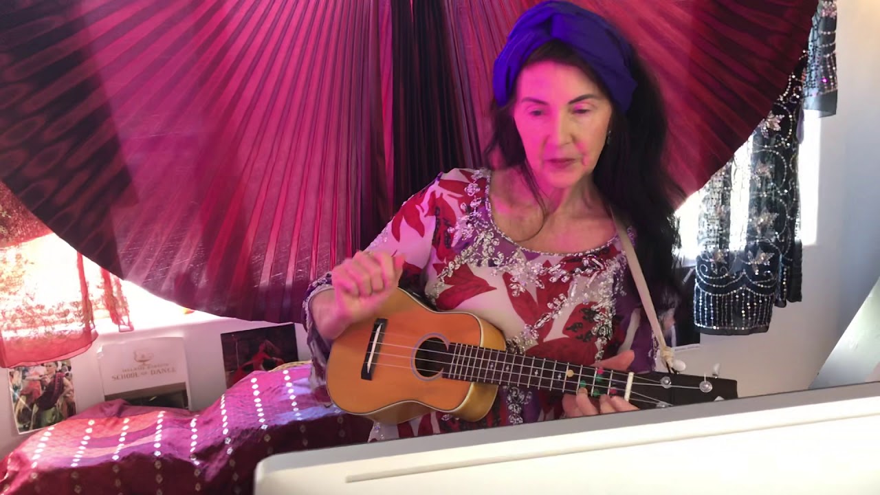 Ukulele lesson on ZOOM YouTube