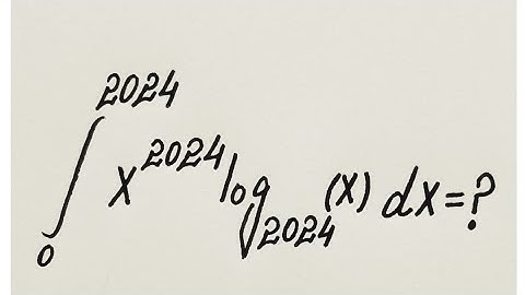 A Very Beautiful Integral From MIT 2024 || MIT Integration Bee Qualifying Exam 