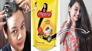 👩‍🦰HAIR GROWTH HERBAL POWDER || Meera 🌿herbal powder review #ayurvedichairwash