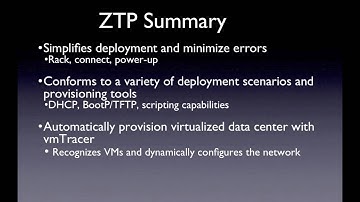 Zero Touch Provisioning