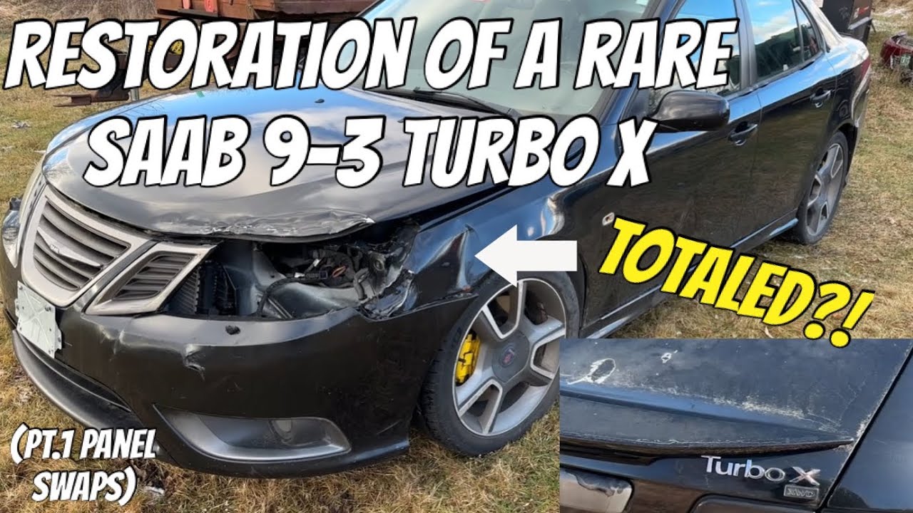 Восстановление Saab 9-3 Turbo X (Часть 1. Замена кузовных панелей)