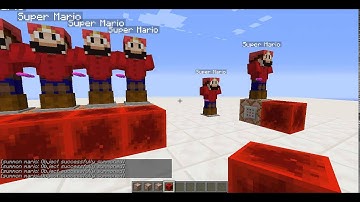 Custom mobs in minecraft summonable with /summon!