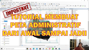 BELAJAR ARCGIS #1 : MEMBUAT PETA ADMINISTRATIF