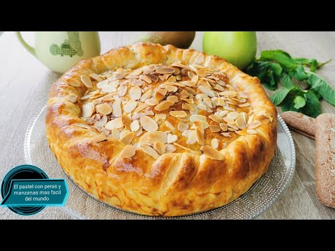 Video: Cómo Hornear Una Tarta De Manzana Y Pera