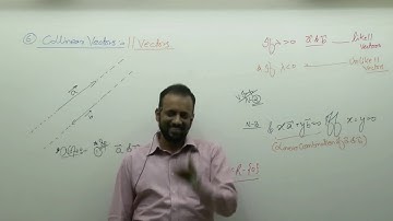 Collinear Vectors-01 By Prakash Gupta (PG Sir) B.Tech. IIT Bombay