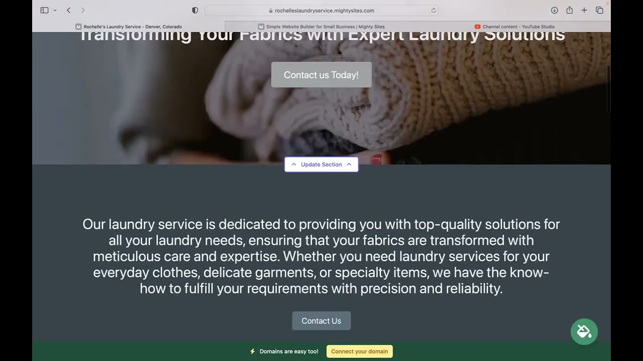 How to Create Simple Laundry Service Website - EASY!