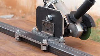 : DIY Sliding Angle Grinder Cutting Jig To Make Straight Cuts