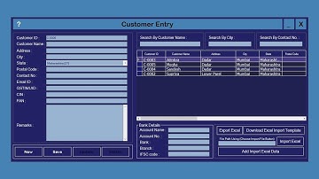 How to add, update, delete customer records in Billing Smarty Software