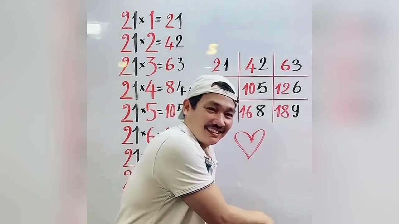 Hack full  multiplication table 21 & 41🤪