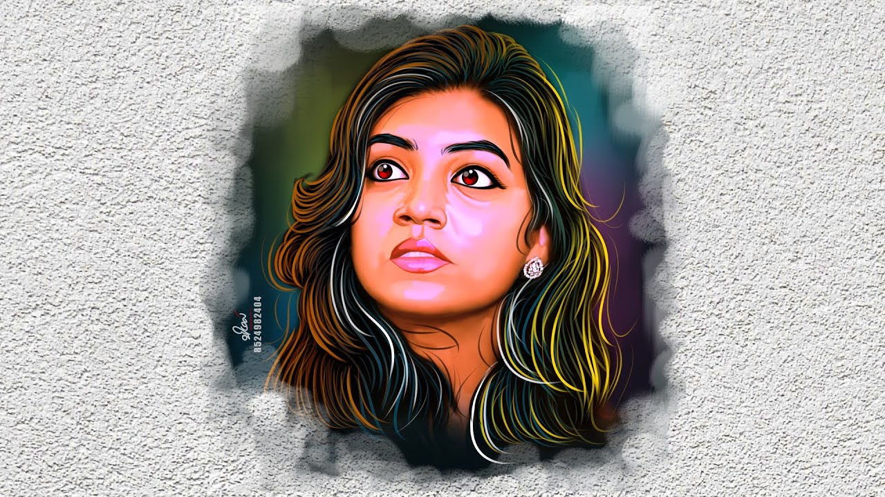 Oil painting Smudge painting Hair strokes cc 2020