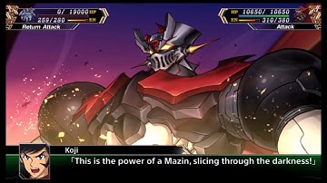 SRW V Mazinger Zero All Attacks