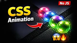 Amazing Bubble Animation using HTML & CSS | Pure CSS Animation Tutorial