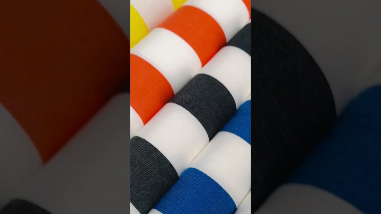 Sunshine-ready stripes! Dralon fabric