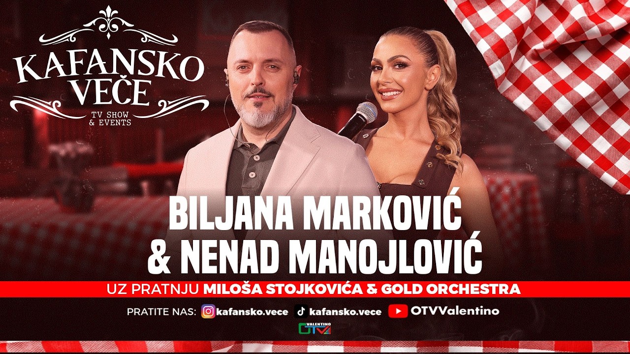 KAFANSKO VECE - NENAD MANOJLOVIC & BILJANA MARKOVIC | UZIVO | ORK. MILOS STOJKOVIC I GOLD | 2026 OTV