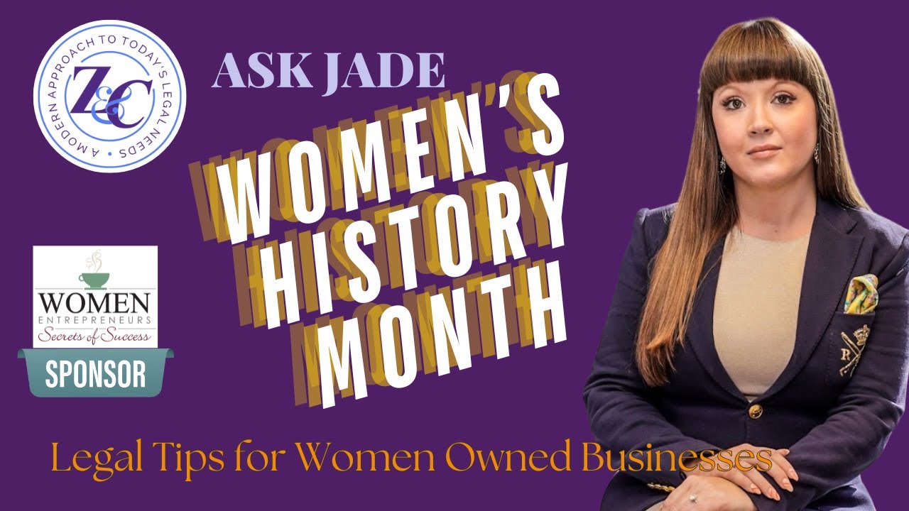 WESOS Ask Jade March 2025 Legal Tips for Women-Owned Businesses