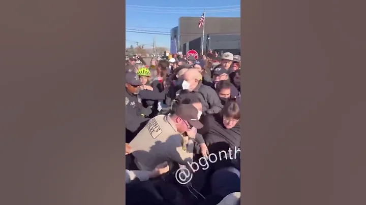 Anti-ICE Protestors DRAGGED Away by Police During Tense Clash Outside Broadview Facility #shorts
