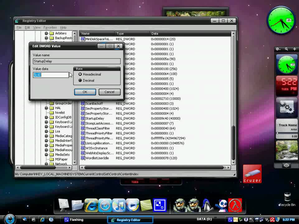 UNLOCKABLE Windows XP/Vista/7 Advanced Registry Settings and Options ...