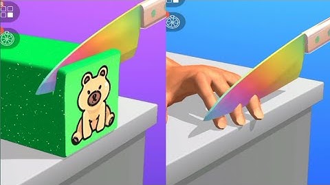 ASMR slicing gameplay - All levels 59 - 70 | ASMR slicing playing