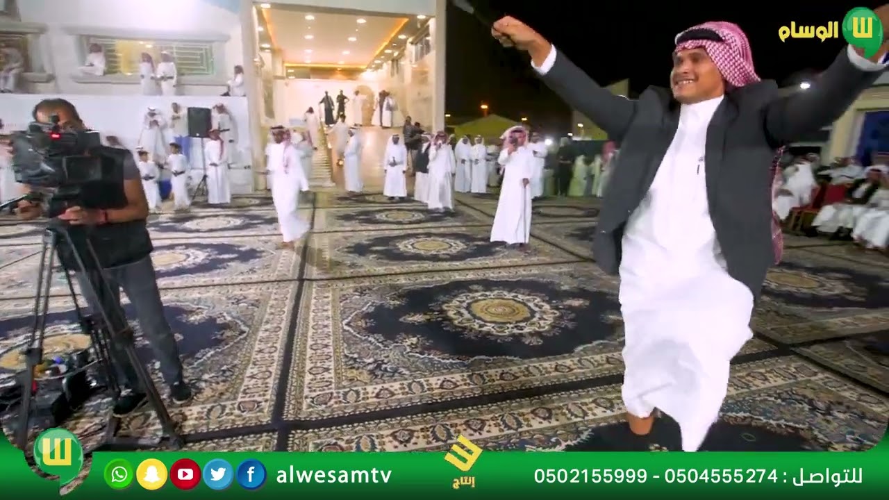 حفل قبيلة الكلاثمه في زواج غرم عبدالله ال غرم الكلثمي الشهري الجزء الثاني