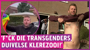 Rellen en arrestatie na regenboogvlag op Urk: ‘Pure provocatie!’