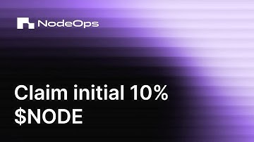 How to Claim Your First 10% $NODE | Genesis Airdrop Guide