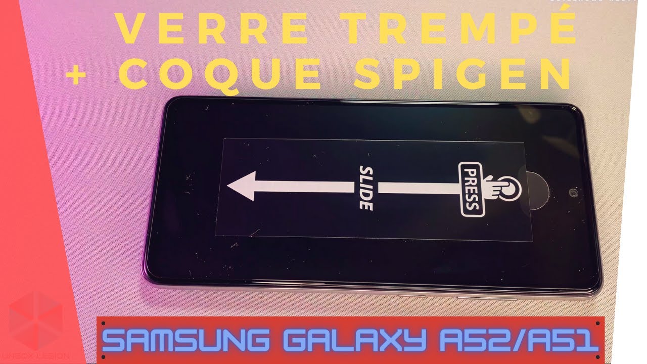 Spigen Alignmaster Verre Trempé pour Samsung Galaxy A52 et A51