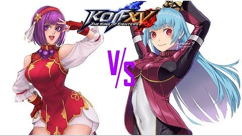 King of Fighters 15: Athena Asamiya vs. Kula Diamond
