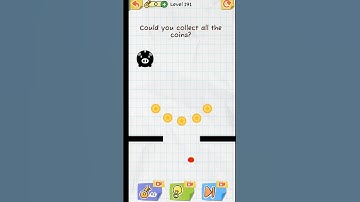 Collect all the coins | draw 2 Save gameplay | level 191 #shorts #draw2save