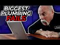 Real Plumber Reacts to the BIGGEST PLUMBING FAILS on YouTube