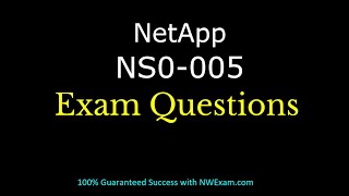 How to Prepare for NetApp NS0-005 NCTSP Certification?