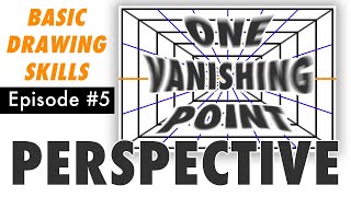 OnePoint Perspective EXPLAINED for beginners! – Free Basic Drawing Class #5 (live stream + Q&A)