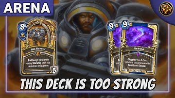 Have You Drafted A Stronger Deck Than This? | 12 Win Shaman Hearthstone Arena Underground