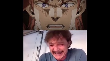 Pedro Pascal Cries Watching JOJO’s Bizarre Adventure