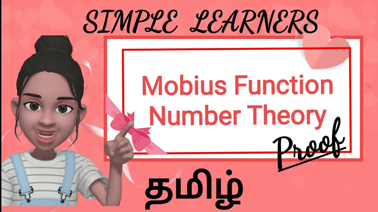 Mobius function | Number Theory | Tamil - YouTube