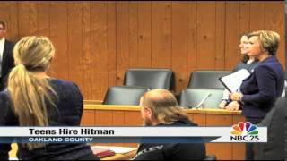 Two teens from Oakland County are charged with murder for hire plot