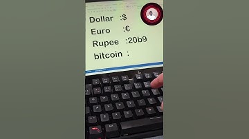 Keyboard Shortcuts to Insert Currency Symbols 💵, £, €, ₹ & More!